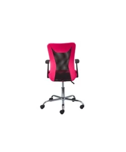 POLTRONCINA UFFICIO CON BRACCIOLI TRASPIRANTE ED ELEVABILE DA 85-95 CM
